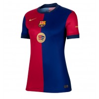 Camisa de Futebol Barcelona Ansu Fati #10 Equipamento Principal Mulheres 2024-25 Manga Curta